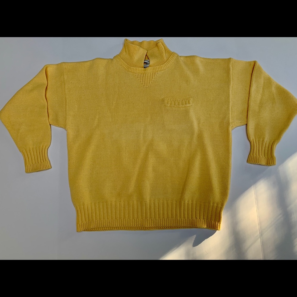 Women’s Marsh Landing Yellow Sweater Size Medium